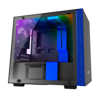 NZXT H200i con ventana negra  azul  Caja