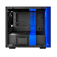 NZXT H200i con ventana negra  azul  Caja