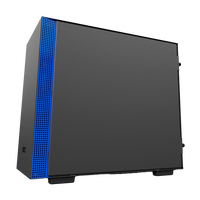 NZXT H200i con ventana negra  azul  Caja