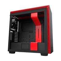 NZXT H710i EATX RGB Negra Roja Caja NZXT H710i EATX RGB Negra Roja Caja