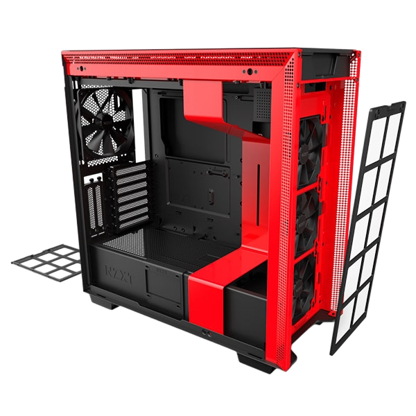 NZXT H710 EATX Negra Roja  Caja NZXT H710 EATX Negra Roja  Caja
