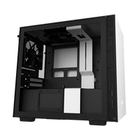 NZXT H210i mITX RGB Negra Blanca Caja NZXT H210i mITX RGB Negra Blanca Caja