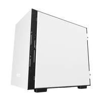 NZXT H210i mITX RGB Negra Blanca Caja NZXT H210i mITX RGB Negra Blanca Caja
