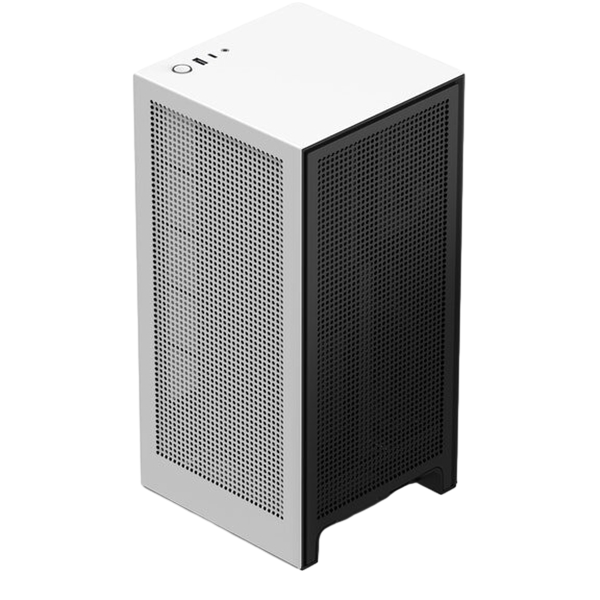 NZXT H1 White con FA 650 W  Caja NZXT H1 White con FA 650 W  Caja