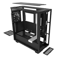 NZXT H7 Black  White  Caja