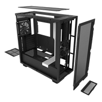 NZXT H7 Flow Black  White  Caja