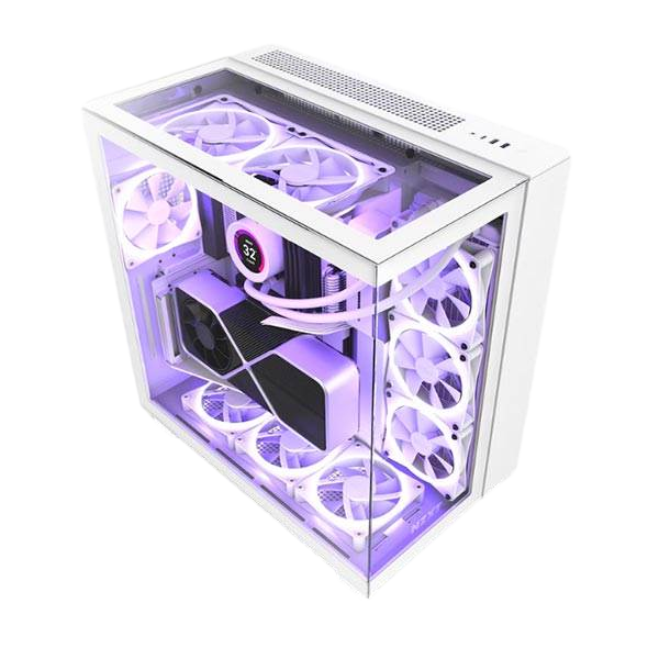 NZXT H9 Elite White ATX Caja NZXT H9 Elite White ATX Caja