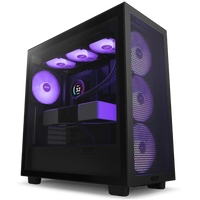 NZXT H7 Flow RGB Caja ATX Cristal templado Negra NZXT H7 Flow RGB Caja ATX Cristal templado Negra