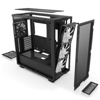 NZXT H7 Flow RGB Caja ATX Cristal templado Negra NZXT H7 Flow RGB Caja ATX Cristal templado Negra