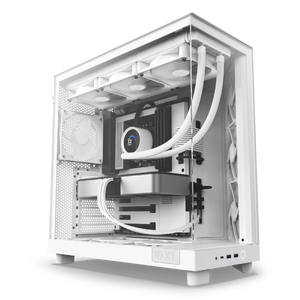 NZXT H6 Flow Caja ATX Cristal templado Blanca NZXT H6 Flow Caja ATX Cristal templado Blanca