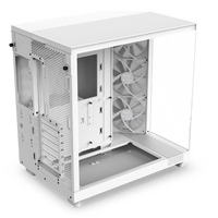 NZXT H6 Flow Caja ATX Cristal templado Blanca NZXT H6 Flow Caja ATX Cristal templado Blanca