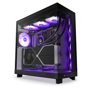 NZXT H6 Flow RGB Caja ATX Cristal templado Negra NZXT H6 Flow RGB Caja ATX Cristal templado Negra