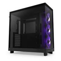 NZXT H6 Flow RGB Caja ATX Cristal templado Negra NZXT H6 Flow RGB Caja ATX Cristal templado Negra