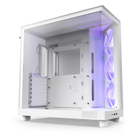 NZXT H6 Flow RGB Caja ATX Cristal templado Blanca NZXT H6 Flow RGB Caja ATX Cristal templado Blanca