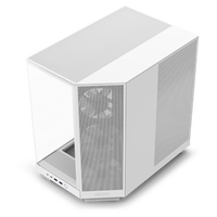 NZXT H6 Flow RGB Caja ATX Cristal templado Blanca NZXT H6 Flow RGB Caja ATX Cristal templado Blanca