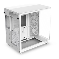 NZXT H6 Flow RGB Caja ATX Cristal templado Blanca NZXT H6 Flow RGB Caja ATX Cristal templado Blanca