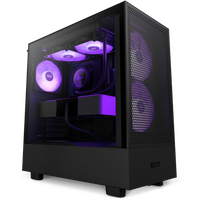 NZXT H5 Flow RGB Caja ATX Cristal templado Negra NZXT H5 Flow RGB Caja ATX Cristal templado Negra