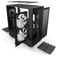 NZXT H5 Flow RGB Caja ATX Cristal templado Negra NZXT H5 Flow RGB Caja ATX Cristal templado Negra