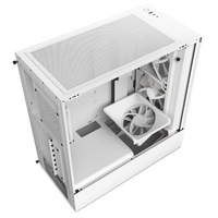 NZXT H5 Flow RGB Caja ATX Cristal templado Blanca NZXT H5 Flow RGB Caja ATX Cristal templado Blanca