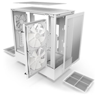 NZXT H5 Flow RGB Caja ATX Cristal templado Blanca NZXT H5 Flow RGB Caja ATX Cristal templado Blanca