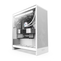 NZXT H7 Flow Caja ATX Blanca Cristal templado NZXT H7 Flow Caja ATX Blanca Cristal templado