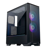 Phanteks Eclipse P360A ARGB Cristal Templado USB 30 Negra  Caja