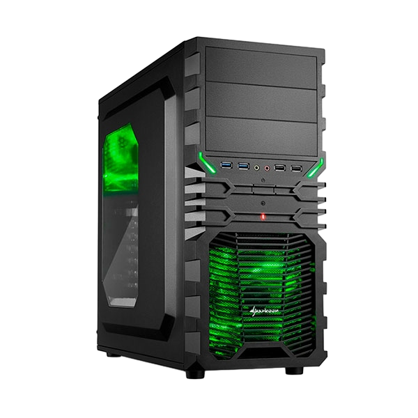 Sharkoon VG4W negra verde Caja Sharkoon VG4W negra verde Caja