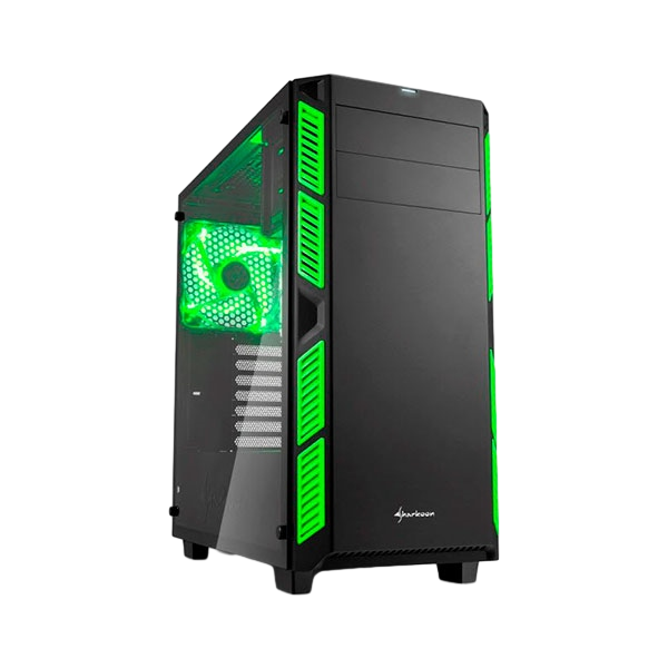 Sharkoon AI7000 negra verde  Caja Sharkoon AI7000 negra verde  Caja