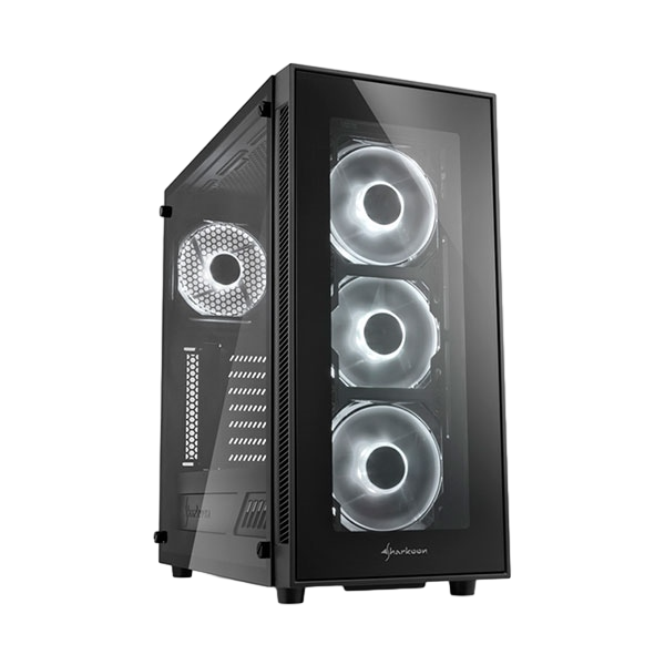 Sharkoon TG5 negro blanco  Caja Sharkoon TG5 negro blanco  Caja