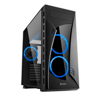 Sharkoon Night Shark Blue ATX   Caja