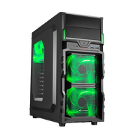 Sharkoon VG5W negra verde  Caja
