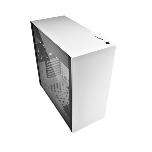 Sharkoon Pure steel blanca ATX Caja Sharkoon Pure steel blanca ATX Caja