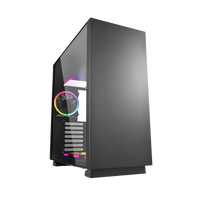 Sharkoon Pure steel negra ATX con ventiladores ARGB  Caja