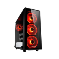 Sharkoon TG4 red ATX  Caja