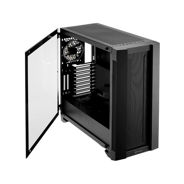 Sharkoon Elite Shark CA200M ATX ARGB Caja Sharkoon Elite Shark CA200M ATX ARGB Caja