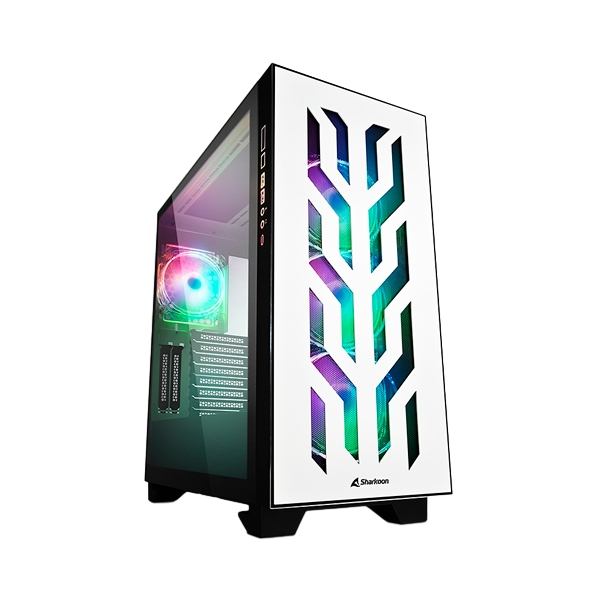 Sharkoon Elite Shark CA300T White Caja Sharkoon Elite Shark CA300T White Caja