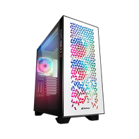 Sharkoon Elite Shark CA300H White Caja Sharkoon Elite Shark CA300H White Caja