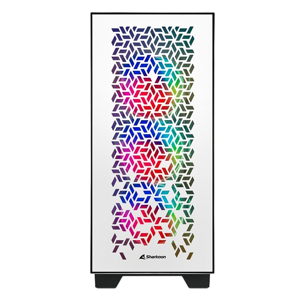 Sharkoon Elite Shark CA300H White  Caja Sharkoon Elite Shark CA300H White  Caja