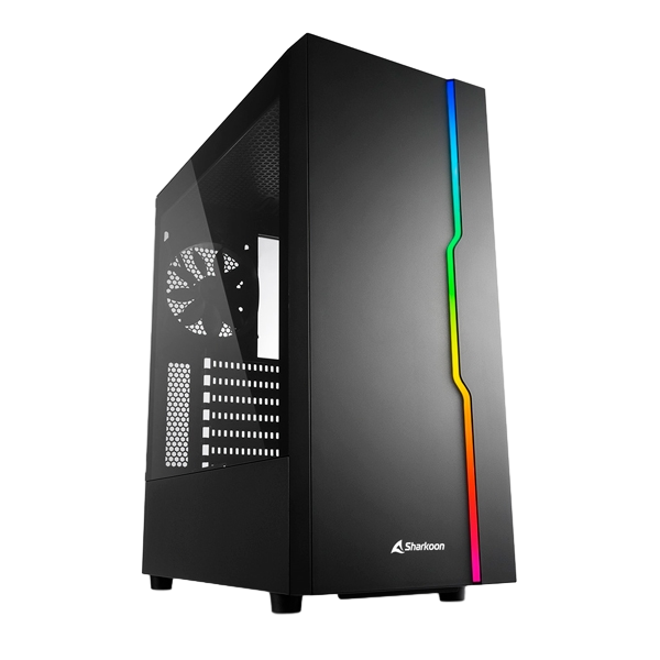 Sharkoon Slider RGB Black Caja Sharkoon Slider RGB Black Caja