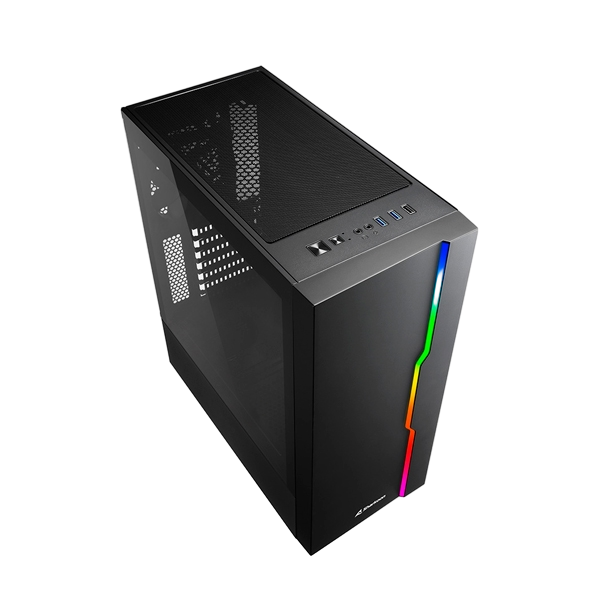 Sharkoon Slider RGB Black Caja Sharkoon Slider RGB Black Caja