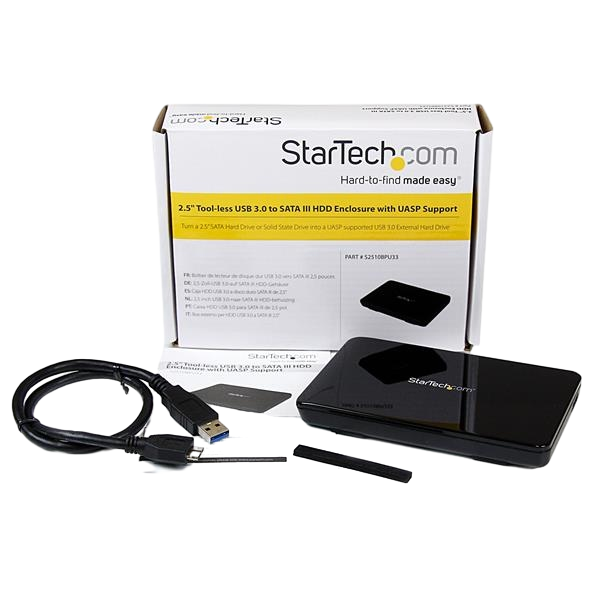 StarTechcom USB 30 25 SATA 3 con UASP  Caja HDD StarTechcom USB 30 25 SATA 3 con UASP  Caja HDD