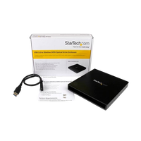 StarTechcom USB 30 CD DVD Slim Line 525 SATA  Caja DVD