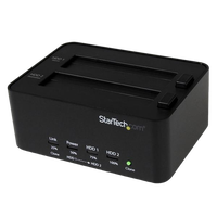 StarTechcom USB 30 2 bahía  25 35 Clona HDD  Dock