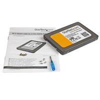 StarTechcom a M2 NGFF to 25in SATA III SSD  Adaptador