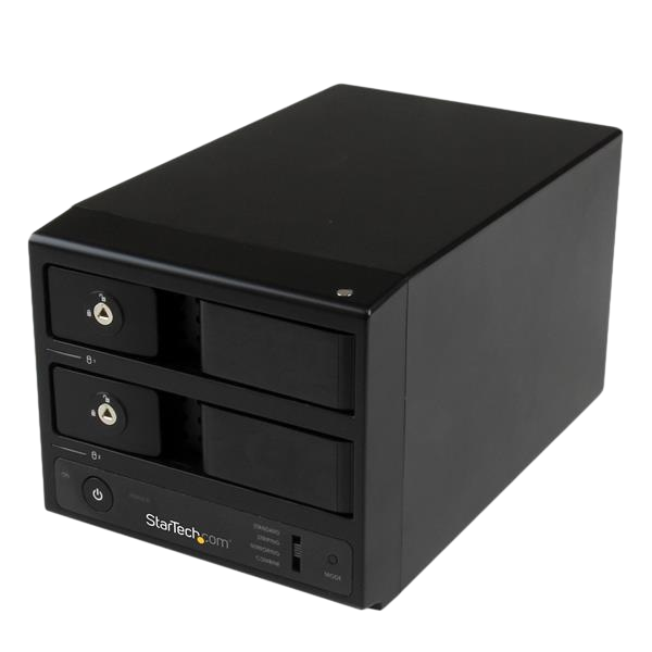 StarTechcom USB 30 2 bahías 35 SATA III UASP  Caja HDD StarTechcom USB 30 2 bahías 35 SATA III UASP  Caja HDD
