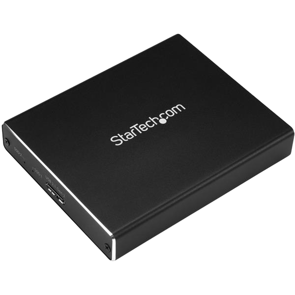 StarTechcom 2 bahías M2 NGFF USB 31  Caja SSD M2 StarTechcom 2 bahías M2 NGFF USB 31  Caja SSD M2