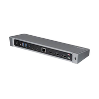 Startechcom Triple 4K Monitor DP HDMI USBC 100W  Dock