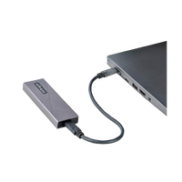 StarTechcom Caja Externa USBC para NVMe o SSD M2 PCIESATA  NGFF