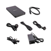 StarTechcom Caja Thunderbolt 3 con 4 Bahías M2 NVMe SSD 40Gbps PCIe