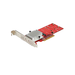 StarTechcom Tarjeta Adaptador PCI Express x8 para Dos SSD M2 NVMe